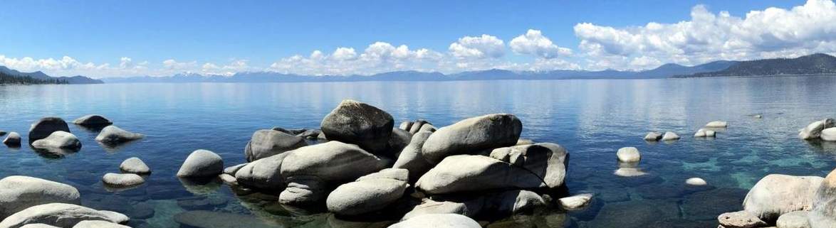 lake tahoe panorama east shore glassy